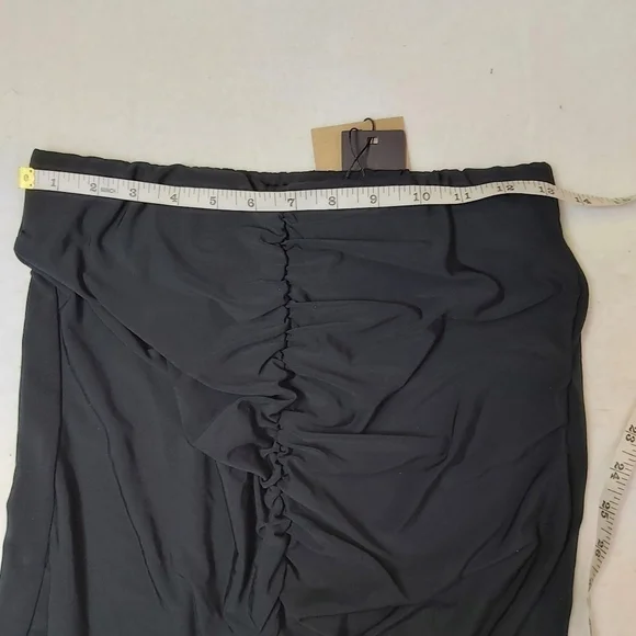 𝅺VERO Moda Black Draped‎ Skirt - Picture 8 of 9